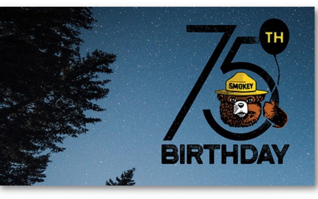 Happy 75th Birthday Smokey Bear - Hammock Campers